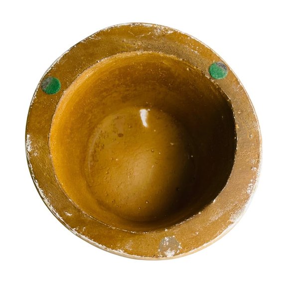 Vintage Roman Bath Garden Chalk Ware Vase 11" x 4.5" - Picture 6 of 9